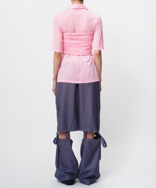 THINGS THAT MATTER(シングス ザット マター)の「WORK SKIRT PANTS / ワークスカートパンツ(その他パンツ・レディース・ベージュ/グレー・1/2)」の9枚目の写真