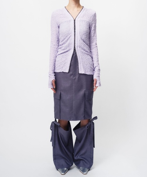 THINGS THAT MATTER(シングス ザット マター)の「WORK SKIRT PANTS / ワークスカートパンツ(その他パンツ・レディース・ベージュ/グレー・1/2)」の12枚目の写真