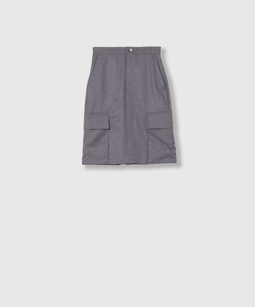THINGS THAT MATTER(シングス ザット マター)の「WORK SKIRT PANTS / ワークスカートパンツ(その他パンツ・レディース・ベージュ/グレー・1/2)」の18枚目の写真