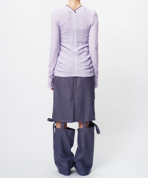 THINGS THAT MATTER(シングス ザット マター)の「WORK SKIRT PANTS / ワークスカートパンツ(その他パンツ・レディース・ベージュ/グレー・1/2)」の11枚目の写真