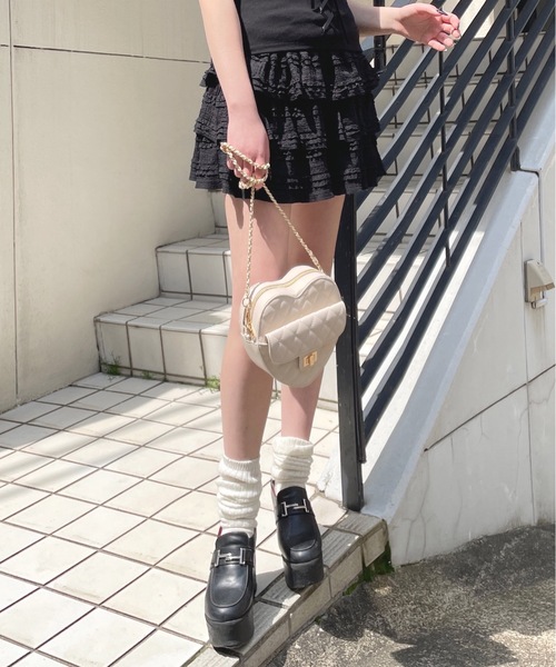 one way（ワンウェイ）の「レースミニティアードスカート（スカート・レディース・ブラック/ホワイト/アイボリー・FREE）」の19枚目の写真