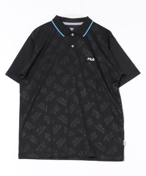 FILA（フィラ）の「《FILA》S/S ﾎﾟﾛｼｬﾂ（ポロシャツ・メンズ・ネイビー/ホワイト/ブラック・M/LL/L）」の2枚目の写真