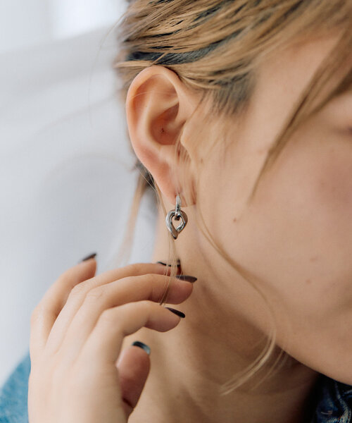 ピアス a224 A224 ブルーストーン SV925刻印 ピアス フラワー デザイン