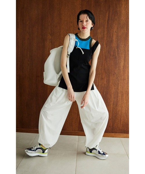 OMMO(オーエムエムオー)の「LAYERED DESIGN KNIT TOP(ニット/セーター・レディース・ブラック系その他/ブラック・FREE)」の22枚目の写真