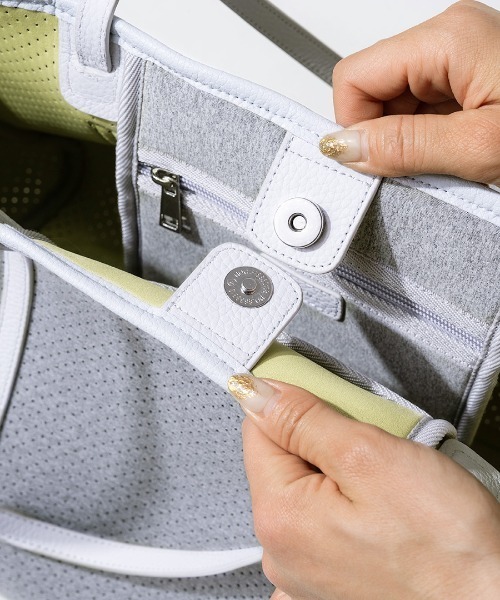 HAYNI（ヘイニ）の「Traviee トラヴィ（トートバッグ・レディース・ライトグレー/カーキ/ブラック/バーガンディー/ベージュ・FREE）」の14枚目の写真