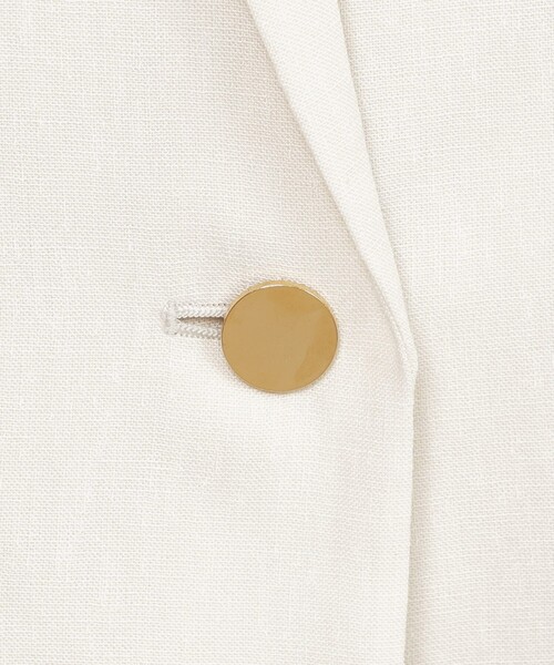 EVEX by KRIZIA（エヴェックスバイクリツィア）の「【カタログ掲載品】【ウォッシャブル】シアーヴィンテージスラブテーラージャケット（テーラードジャケット・レディース・ブラック/オフホワイト・40/42）」の9枚目の写真