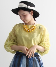 StyleSea（スタイルシー）の「オーガンジータックスリーブコットンブラウス（シャツ/ブラウス）」