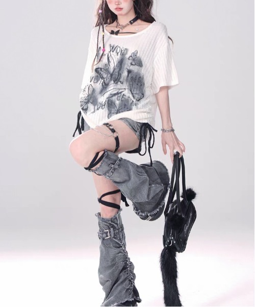 seyto フリンジドローストリングハーフジップトップス seyto（セイト）の「Fringe drawstring half zip tops