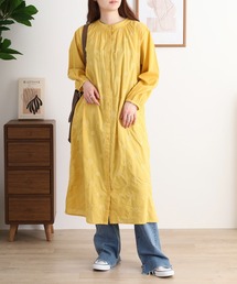 ドット刺繍ワンピース