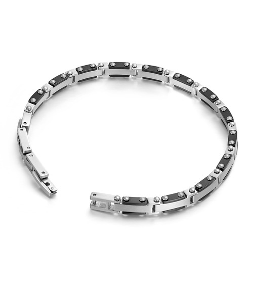 POLICE（ポリス）の「【POLICE】 ポリス SPIRE メンズ ブレスレット（ブレスレット・メンズ・シルバー・FREE）」の2枚目の写真