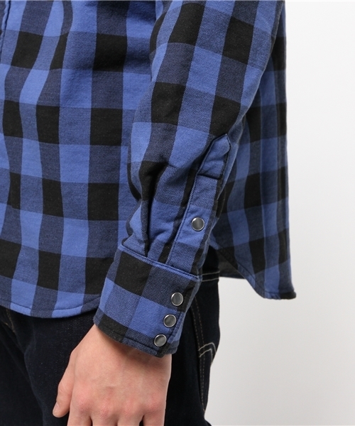 HYSTERIC GLAMOUR（ヒステリックグラマー）の「ニッティッシュクロス 長袖ウエスタンSH（シャツ/ブラウス・メンズ・レッド系その他/ブルー系その他/グレー系その他・SMALL/MEDIUM/LARGE）」の7枚目の写真