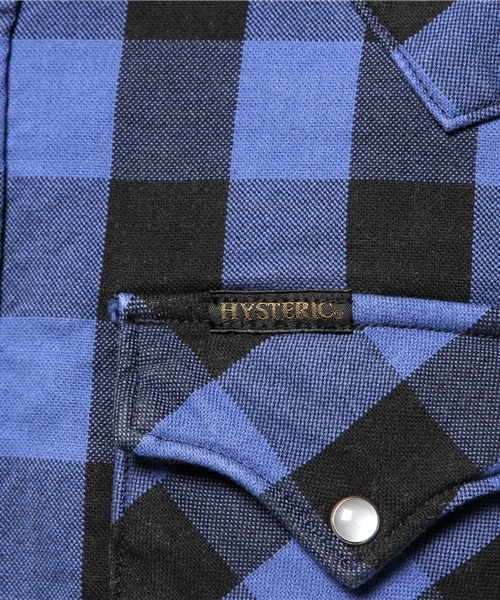 HYSTERIC GLAMOUR（ヒステリックグラマー）の「ニッティッシュクロス 長袖ウエスタンSH（シャツ/ブラウス・メンズ・レッド系その他/ブルー系その他/グレー系その他・SMALL/MEDIUM/LARGE）」の8枚目の写真