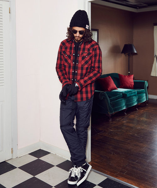 HYSTERIC GLAMOUR（ヒステリックグラマー）の「ニッティッシュクロス 長袖ウエスタンSH（シャツ/ブラウス・メンズ・レッド系その他/ブルー系その他/グレー系その他・SMALL/MEDIUM/LARGE）」の14枚目の写真