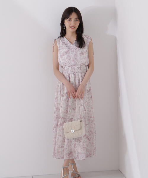 PROPORTION BODY DRESSING(プロポーションボディドレッシング)の「花柄楊柳ワンピース / 1215240604(ワンピース・レディース・ブラック/ブルー/ピンク・SMALL/MEDIUM/P/S)」の12枚目の写真