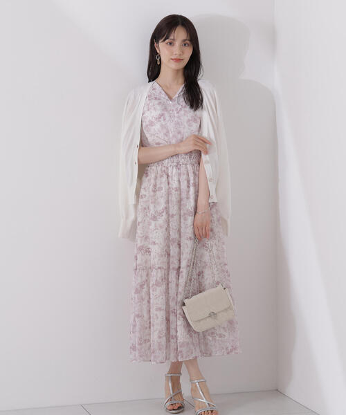 PROPORTION BODY DRESSING(プロポーションボディドレッシング)の「花柄楊柳ワンピース / 1215240604(ワンピース・レディース・ブラック/ブルー/ピンク・SMALL/MEDIUM/P/S)」の13枚目の写真