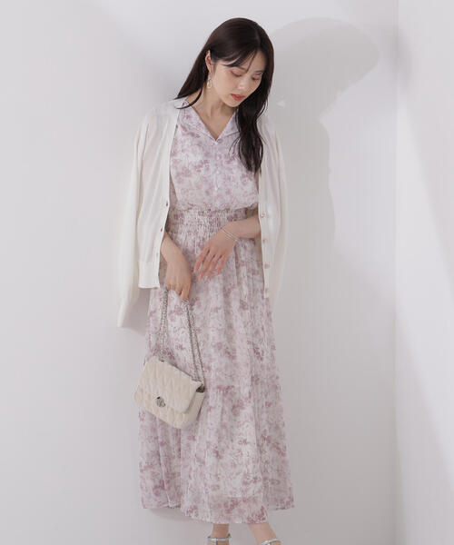 PROPORTION BODY DRESSING(プロポーションボディドレッシング)の「花柄楊柳ワンピース / 1215240604(ワンピース・レディース・ブラック/ブルー/ピンク・SMALL/MEDIUM/P/S)」の14枚目の写真