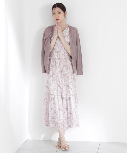 PROPORTION BODY DRESSING(プロポーションボディドレッシング)の「花柄楊柳ワンピース / 1215240604(ワンピース・レディース・ブラック/ブルー/ピンク・SMALL/MEDIUM/P/S)」の16枚目の写真