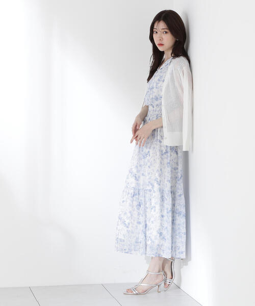 【新品】プロポーションボディドレッシング　花柄楊柳ワンピース 楽天市場】花柄楊柳ワンピース PROPORTION BODY DRESSING