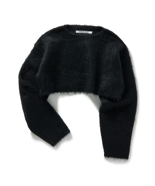 【PERVERZE】ニットセーター Wide Knit Top and Scarf（ニット/セーター）｜PERVERZE
