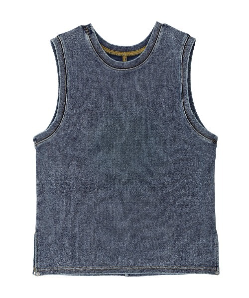 MEDI 2WAY DENIM LIKE OVER TANK TOP（タンクトップ）｜Ameri