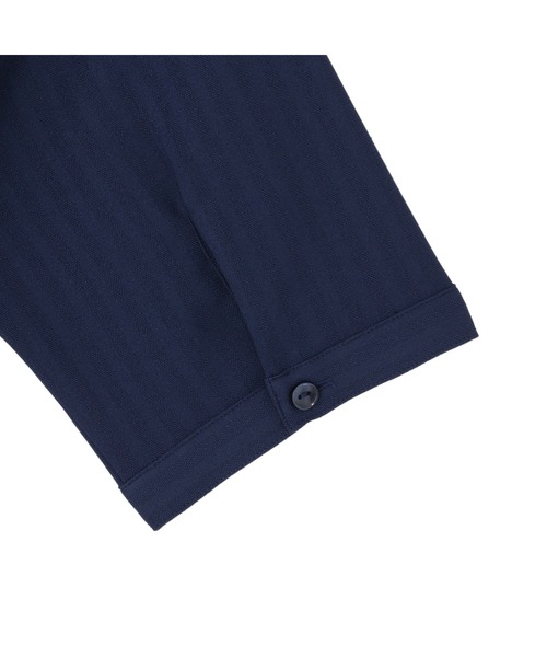 TOKYO SHIRTS(トウキョウシャツ)の「【吸水速乾】【COFREX】配色ボウタイブラウス 五分袖 レディースデザインシャツ(シャツ/ブラウス・レディース・ネイビー・M/LL/XL/S/L)」の9枚目の写真