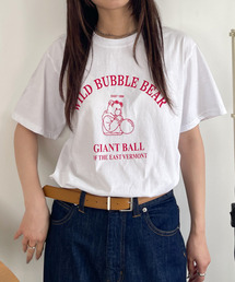 【Good Riddance】古着風 ベア プリント Tシャツ