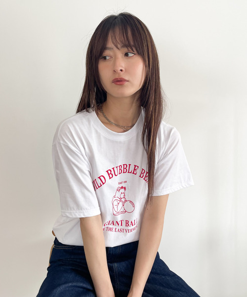 Good Riddance(グッドリダンス)の「【Good Riddance】古着風 ベア プリント Tシャツ(Tシャツ/カットソー・レディース・ホワイト/ネイビー/グレー・FREE)」の17枚目の写真