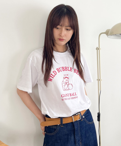 Good Riddance(グッドリダンス)の「【Good Riddance】古着風 ベア プリント Tシャツ(Tシャツ/カットソー・レディース・ホワイト/ネイビー/グレー・FREE)」の19枚目の写真
