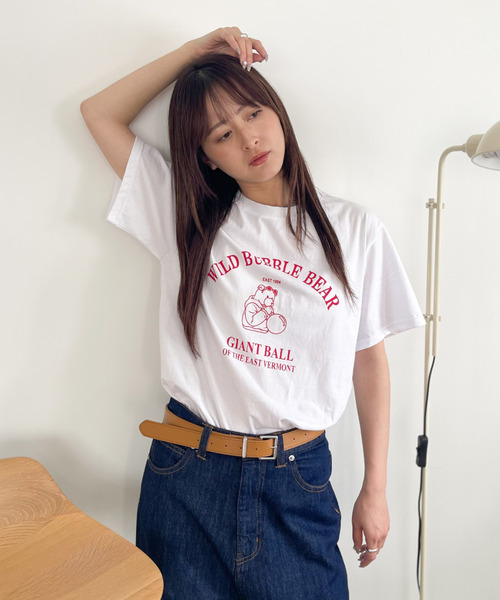 Good Riddance(グッドリダンス)の「【Good Riddance】古着風 ベア プリント Tシャツ(Tシャツ/カットソー・レディース・ホワイト/ネイビー/グレー・FREE)」の22枚目の写真