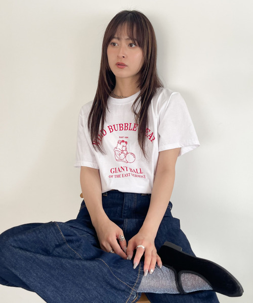 Good Riddance(グッドリダンス)の「【Good Riddance】古着風 ベア プリント Tシャツ(Tシャツ/カットソー・レディース・ホワイト/ネイビー/グレー・FREE)」の18枚目の写真