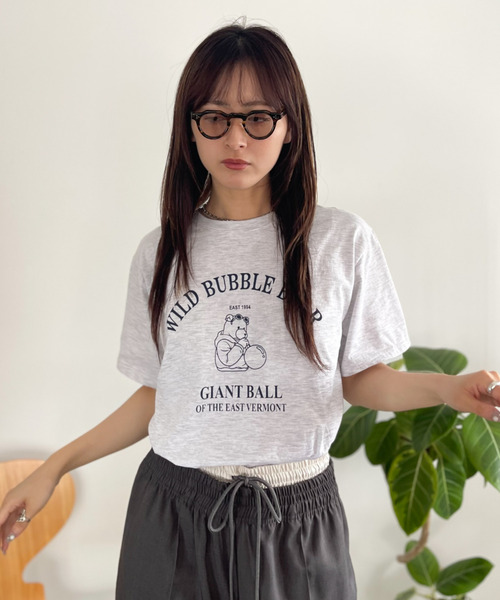 Good Riddance(グッドリダンス)の「【Good Riddance】古着風 ベア プリント Tシャツ(Tシャツ/カットソー・レディース・ホワイト/ネイビー/グレー・FREE)」の15枚目の写真