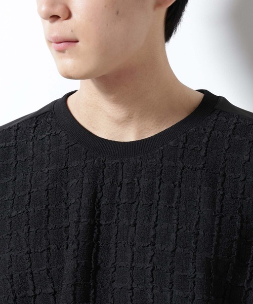 NANO universe(ナノユニバース)の「フクレジャガードTシャツ(Tシャツ/カットソー・メンズ・ベージュ/ブラック・M/L)」の19枚目の写真