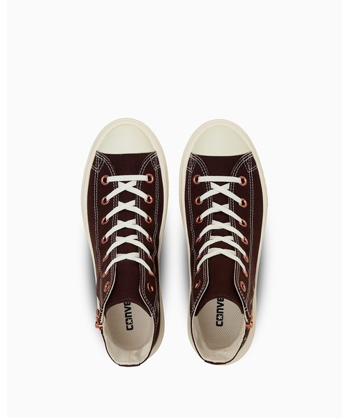 CONVERSE ALL STAR（コンバースオールスター）の「ALL STAR LIGHT PLTS II Z HI / オールスター　ライト　ＰＬＴＳ　Ⅱ　Ｚ　ＨＩ（スニーカー・レディース・ダークブラウン・7.5/7/6.5/5.5/5/4.5/4/3.5）」の4枚目の写真