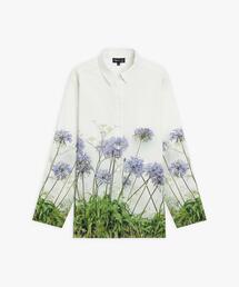 美品 agnes b. ボタニカル柄 オープンカラーシャツ アニエスベー 美品 agnes b. ボタニカル柄 オープンカラーシャツ アニエスベー