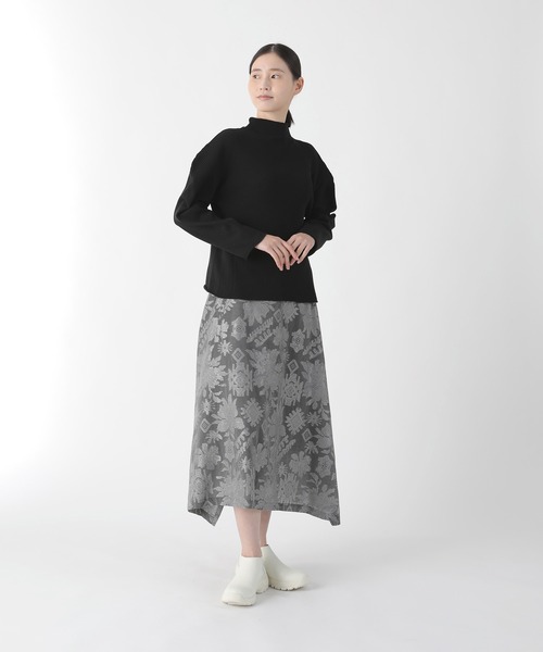 Plantation(プランテーション)の「エンブロJQ / スカート / (O)(スカート・レディース・ブラック/グレー/オフホワイト・M size)」の7枚目の写真