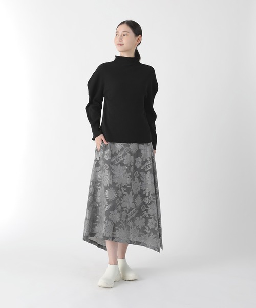 Plantation(プランテーション)の「エンブロJQ / スカート / (O)(スカート・レディース・ブラック/グレー/オフホワイト・M size)」の9枚目の写真