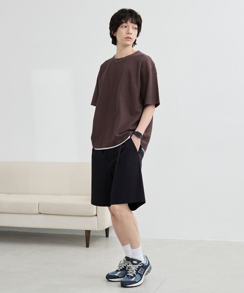 coen(コーエン)の「ワッフルフェイクレイヤードTシャツ(Tシャツ/カットソー・メンズ・ライトブルー/ブラック/ダークブラウン/ライトグレー・XL/L/M/S)」の18枚目の写真