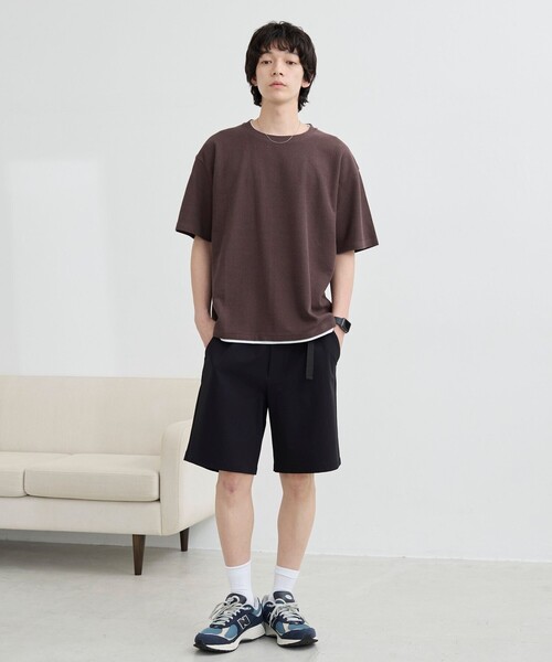 coen(コーエン)の「ワッフルフェイクレイヤードTシャツ(Tシャツ/カットソー・メンズ・ライトブルー/ブラック/ダークブラウン/ライトグレー・XL/L/M/S)」の20枚目の写真