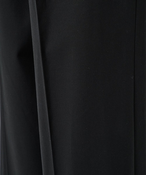STUDIOUS（ステュディオス）の「【STUDIOUS】GANSHIN DRILL WIDE SLACKS（スラックス・メンズ・ブラック/ダークグレー・2/1）」の10枚目の写真