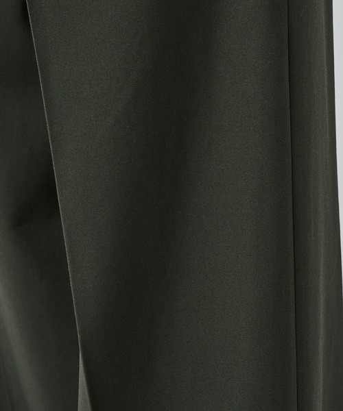 STUDIOUS（ステュディオス）の「【STUDIOUS】GANSHIN DRILL WIDE SLACKS（スラックス・メンズ・ブラック/ダークグレー・2/1）」の21枚目の写真