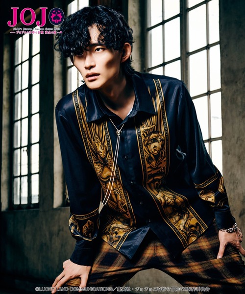 glamb(グラム)の「G・R & G・E・R Shirt(シャツ/ブラウス・メンズ・ブラック・S/M/L/XL)」の7枚目の写真