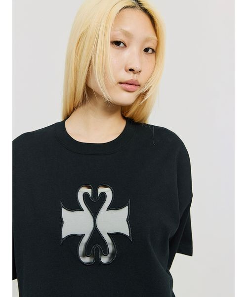 SORIN（ソリン　）の「SWAN Cutwork Big T-shirt（Tシャツ/カットソー・レディース・ホワイト/ピンク/ブラック・38）」の6枚目の写真