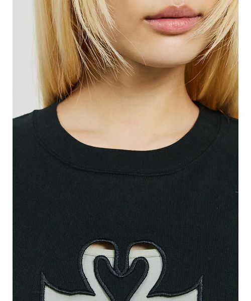 SORIN（ソリン　）の「SWAN Cutwork Big T-shirt（Tシャツ/カットソー・レディース・ホワイト/ピンク/ブラック・38）」の19枚目の写真