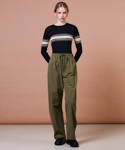 DOUBLE STANDARD CLOTHING(ダブルスタンダードクロージング)の「バイオピーチパンツ(その他パンツ・レディース・オフホワイト/ブラック/カーキ・36/38)」の8枚目の写真