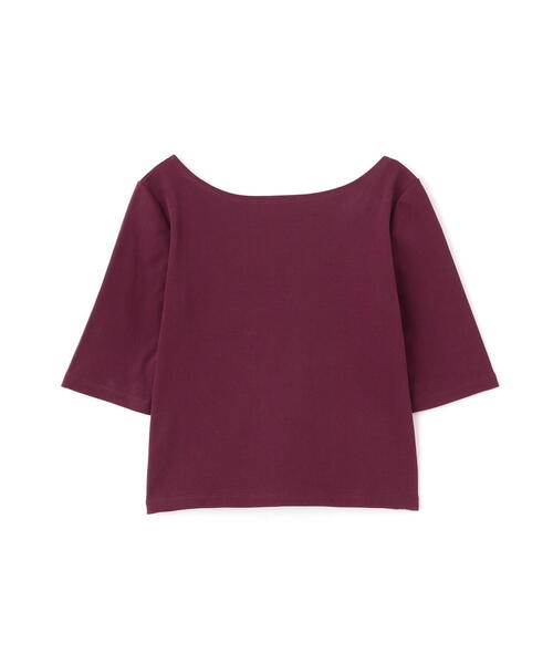 PROPORTION BODY DRESSING(プロポーションボディドレッシング)の「前後2WAYフライスTシャツ / 1215260606(Tシャツ/カットソー・レディース・ブラック/ホワイト系その他/ボルドー・FREE)」の18枚目の写真