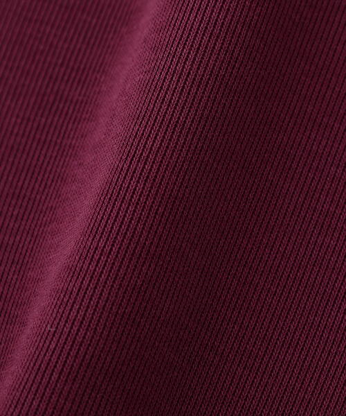 PROPORTION BODY DRESSING(プロポーションボディドレッシング)の「前後2WAYフライスTシャツ / 1215260606(Tシャツ/カットソー・レディース・ブラック/ホワイト系その他/ボルドー・FREE)」の5枚目の写真