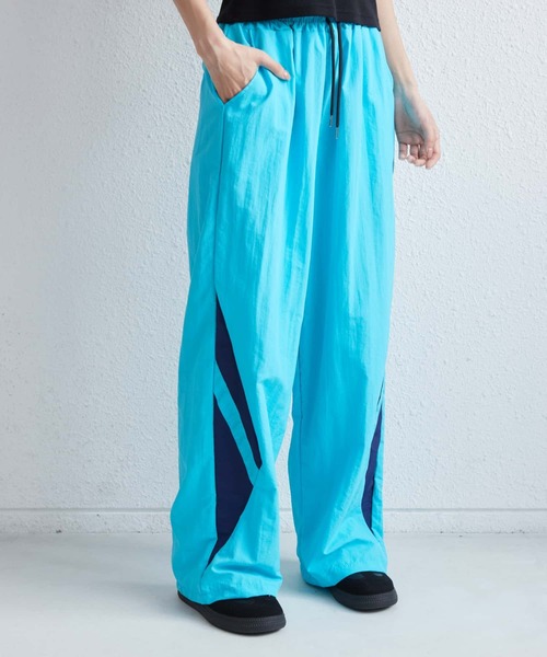 MAISON DE THERESE（メゾン ド テレーズ）の「配色ワイドリラックスパンツ（その他パンツ・レディース・イエロー/ブルー・M）」の16枚目の写真