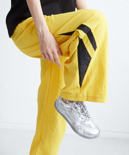 MAISON DE THERESE（メゾン ド テレーズ）の「配色ワイドリラックスパンツ（その他パンツ・レディース・イエロー/ブルー・M）」の6枚目の写真