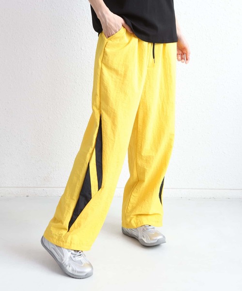 MAISON DE THERESE（メゾン ド テレーズ）の「配色ワイドリラックスパンツ（その他パンツ・レディース・イエロー/ブルー・M）」の5枚目の写真