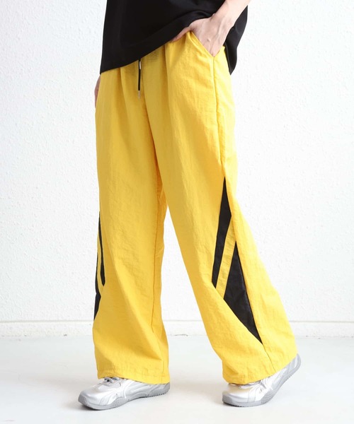 MAISON DE THERESE（メゾン ド テレーズ）の「配色ワイドリラックスパンツ（その他パンツ・レディース・イエロー/ブルー・M）」の8枚目の写真